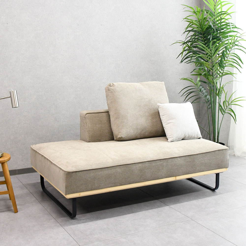 【新品アウトレット】 コーデュロイ2人掛けソファ 2人用 カウチ OK27B