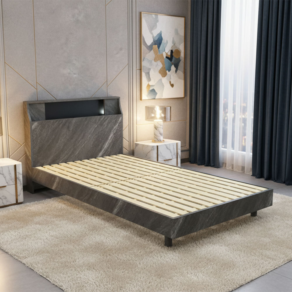 【新品アウトレット】モダンシングルベッド フレームのみ すのこ OL4C