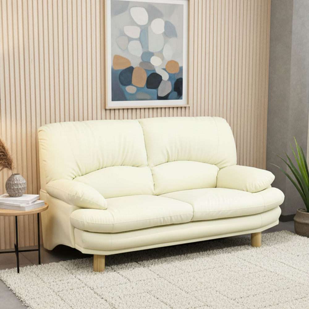 関家具 スイート 2.5人掛け 合成皮革 ソファ OC12I [アウトレット:擦り傷があります]