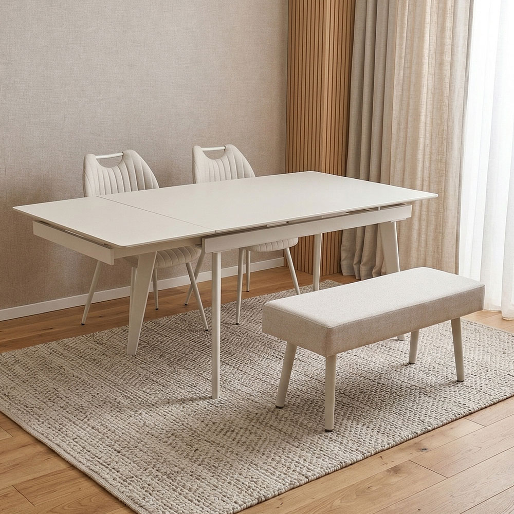 セラミック 伸長式 130 170 ダイニングテーブルセット