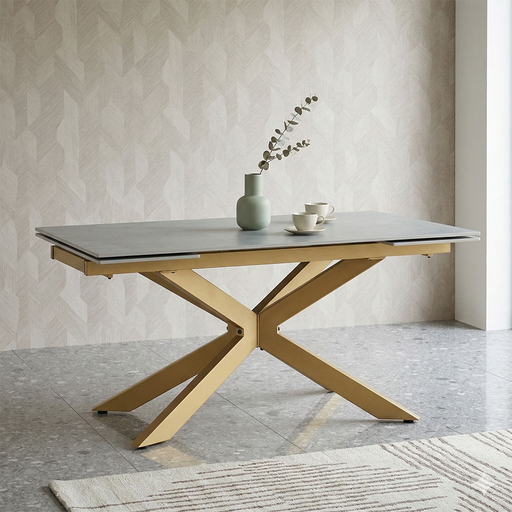 開梱設置 セラミック天板 160cm 200cm 240cm エクステンションダイニングテーブル