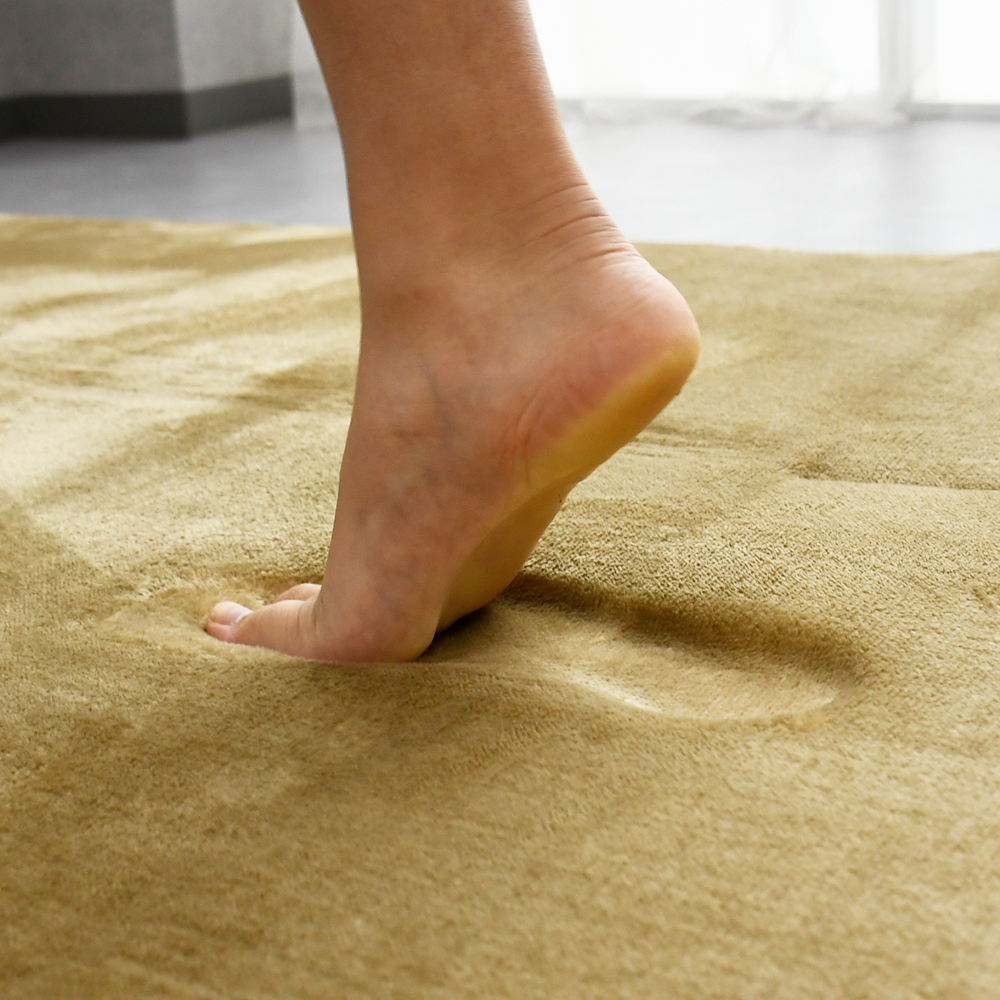 極厚低反発ラグ 極厚25mm カーペット ラグ 4サイズ 防音効果も