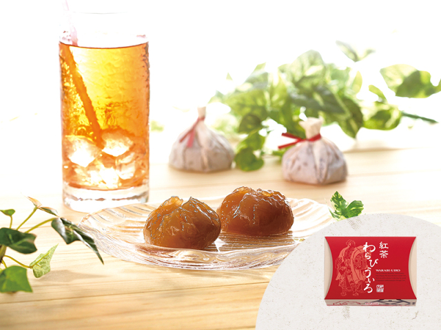 ういろう 濃い抹茶わらびういろ / 5個入 餅文総本店