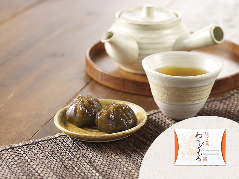 ほうじ茶わらびういろ / 5個入 餅文総本店