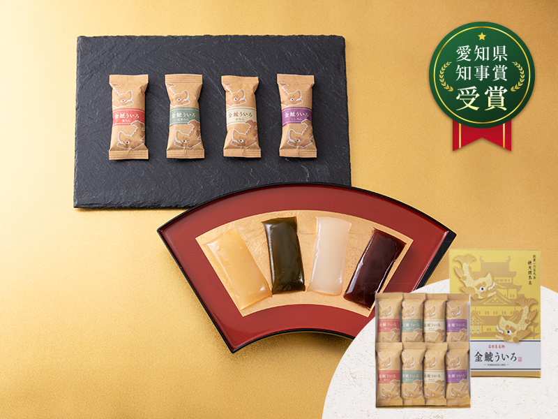 金鯱ういろ8個入受賞バッジ