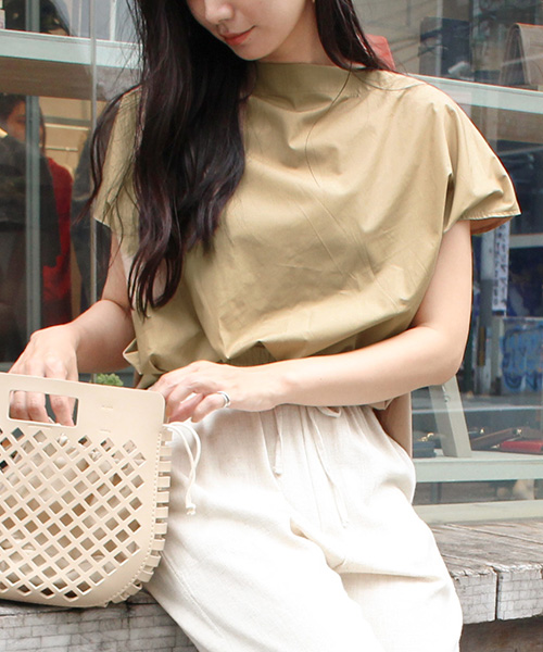 【SALE】バックギャザーブラウス/3カラー