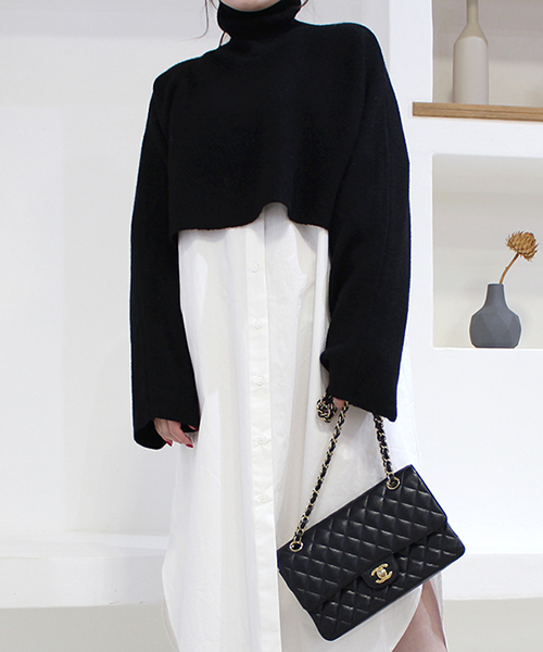 【SALE】ショートニット/2カラー