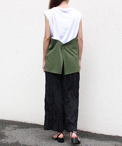 clane ワンショルダーレイヤードトップス③