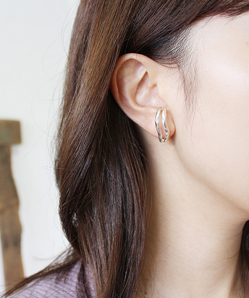 マットイヤーカフ風ピアス 2カラー Mode Robe