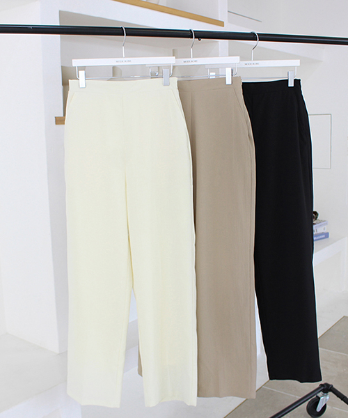 SALE】ストレートワイドパンツ/3カラー