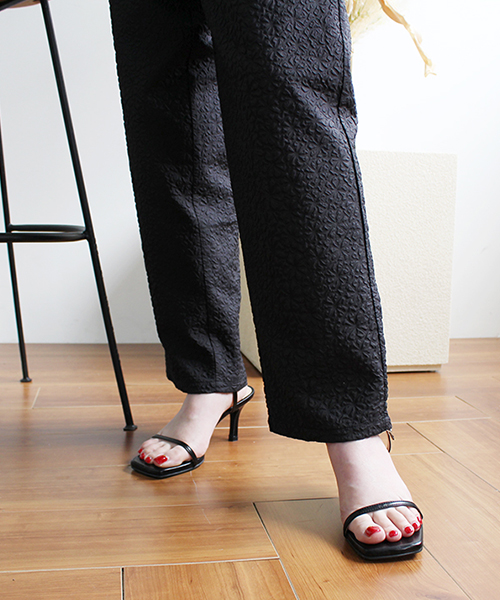 SALE】ジャガードタックパンツ/2カラー