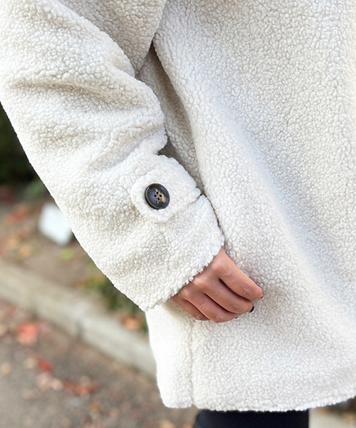 SALE】スタンドカラーボアコート/1カラー