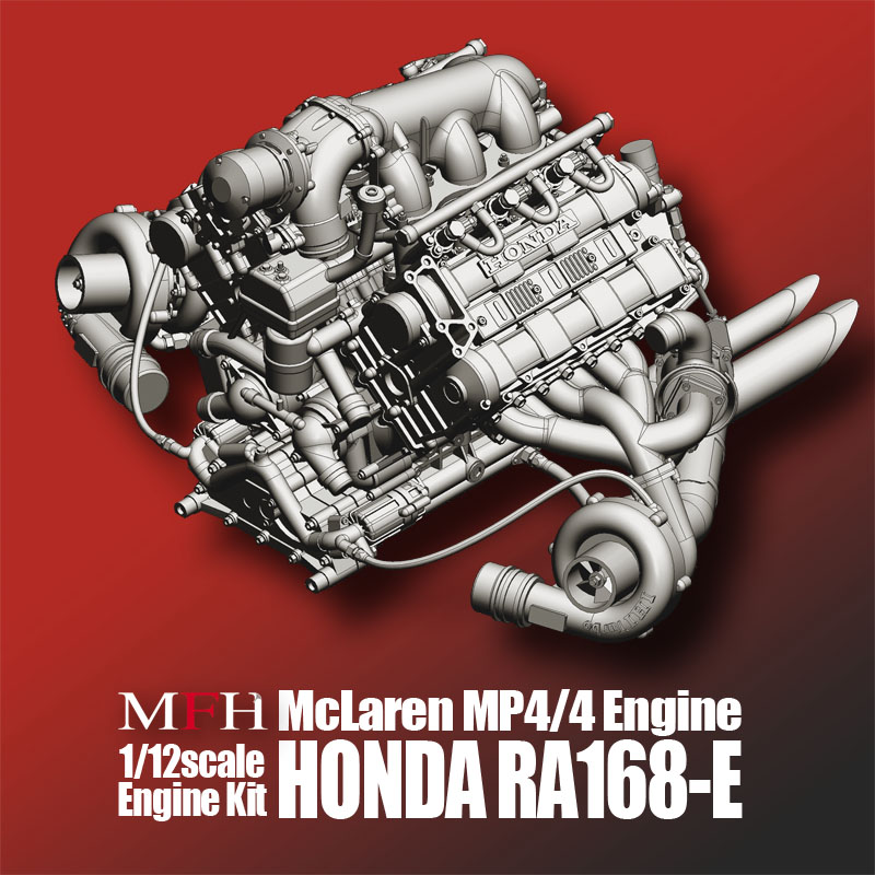 1/12scale Engine Kit : McLaren MP4/4 Engine