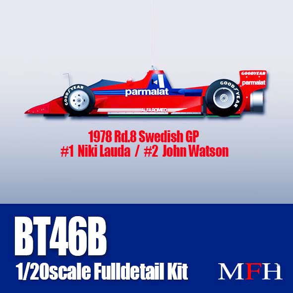 1/20scale Fulldetail Kit : BT46B "Fan Car"
