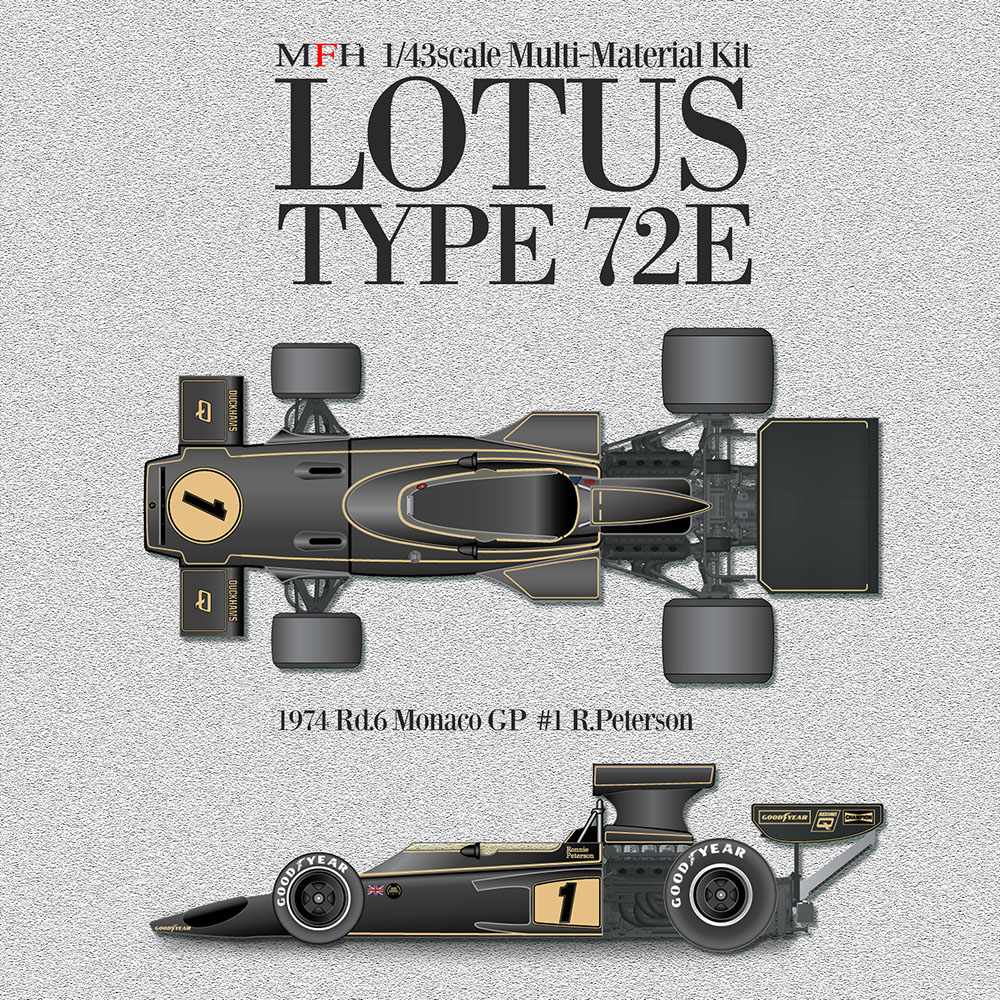 1/43scale Multi-Material Kit : LOTUS Type72E