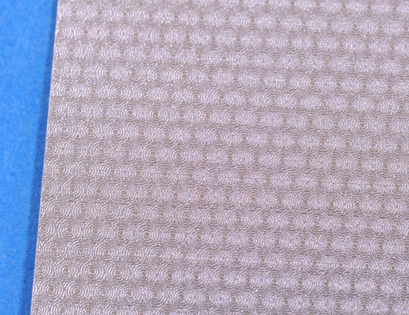 糊付極薄アルミシート [金属きさげ加工模様 ]