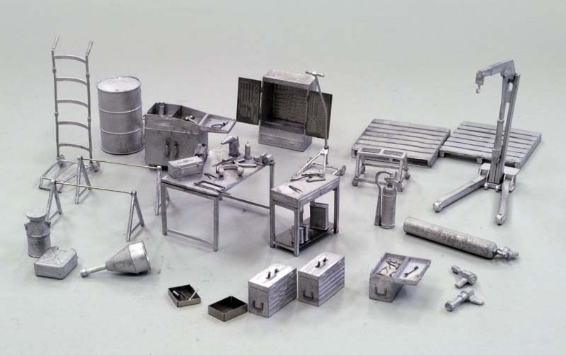 1/43scale Pit tools set