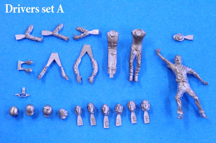 1/43scale Figure Series : Drivers set A / Drivers set C / 80’s drivers set