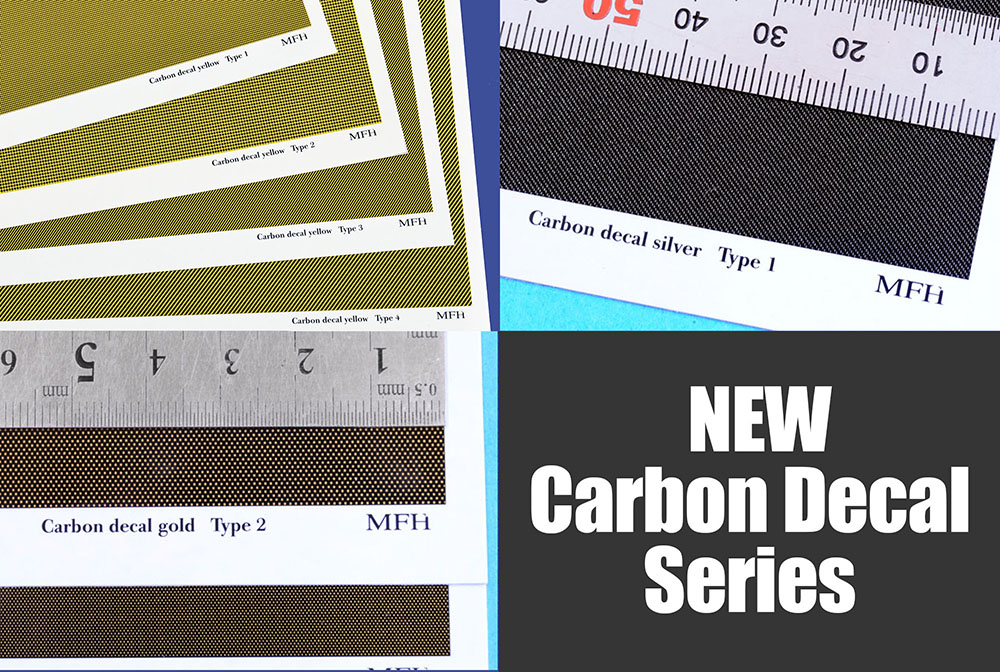 NEW カーボンデカールシリーズ / NEW Carbon Decal Series
