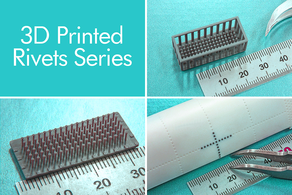 3D Printed Rivets Series [ for 1/12scale MS11 ]