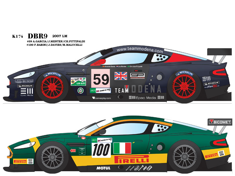 1/24scale Proportion Kit : DBR9 2007LM MODENA#59 / BMS#100