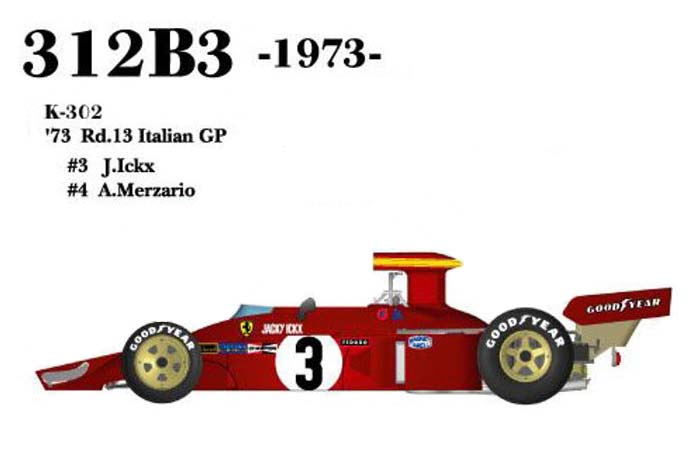 1/20scale Fulldetail kit : 312B3 '73