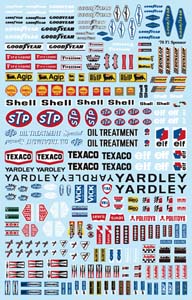 1/20 scale 1970年代 スポンサーデカール  1/20 scale 1970's F1 Sponsor Decal