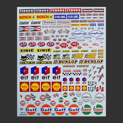 NEW] 1960年代スポンサーデカール / 1960's Sponsor Decal