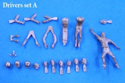 1/43scale Figure Series : Drivers set A / Drivers set C / 80’s drivers set