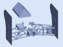 1/12scale Conversion Parts Set : P34 1976 Japanese GP [Rear section]