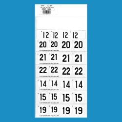 1/24scale ゼッケンデカール / 1/24scale Number Decal