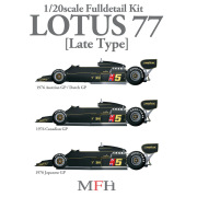 1/20scale Fulldetail Kit : LOTUS 77 [Late Type]