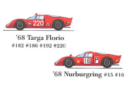 1/24scale Fulldetail Kit : Tipo33 '68 Targa Florio / '68 N&#252;rburgring