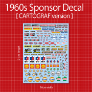 1960s Sponsor Decal [ CARTOGRAF version ]