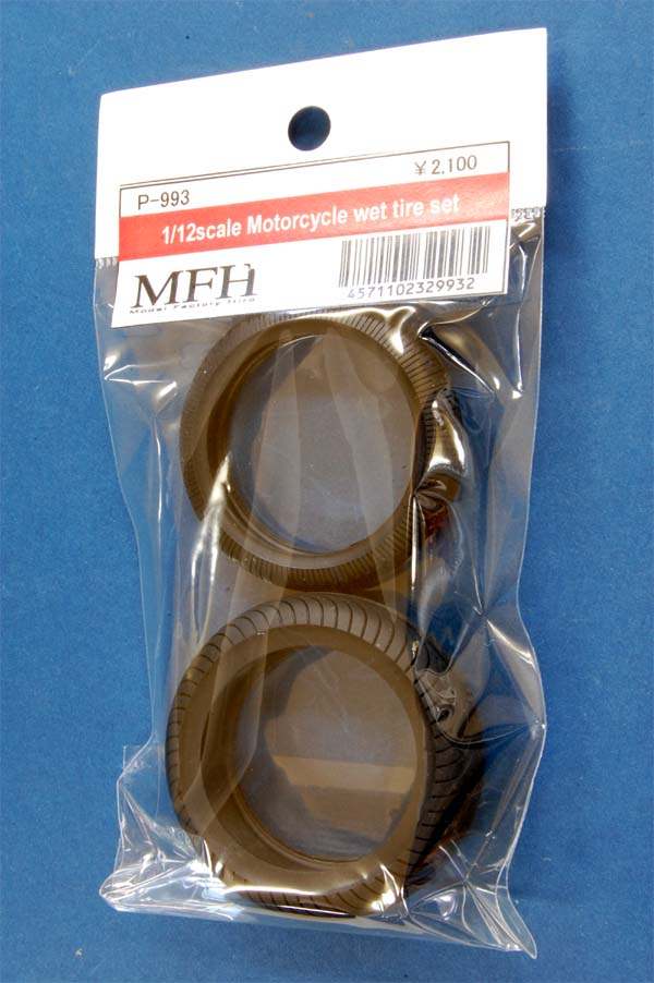 1/12scale バイク用ウェットタイヤ  1/12scale Motorcycle Wet Tire Set