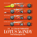 1/20scale Fulldetail Kit : LOTUS 56 Indy