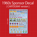 1960s Sponsor Decal [ CARTOGRAF version ]