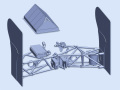 1/12scale Conversion Parts Set : P34 1976 Japanese GP [Rear section]