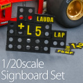 1/20scale サインボードセット / 1/20scale Signboard Set