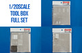 1/20scale ツールボックス フルセット  1/20scale Tool box full set
