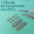 1/20scale エアーファンネルメッシュ [ DFV用 ] / 1/20scale Air funnel mesh [ for DFV ]