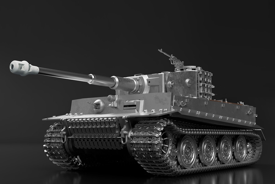 1/35scale Multi-Material Kit : ティーガーⅠ後期生産型 TIGER I Ausf.E Late Production [ Full Metal Version ]