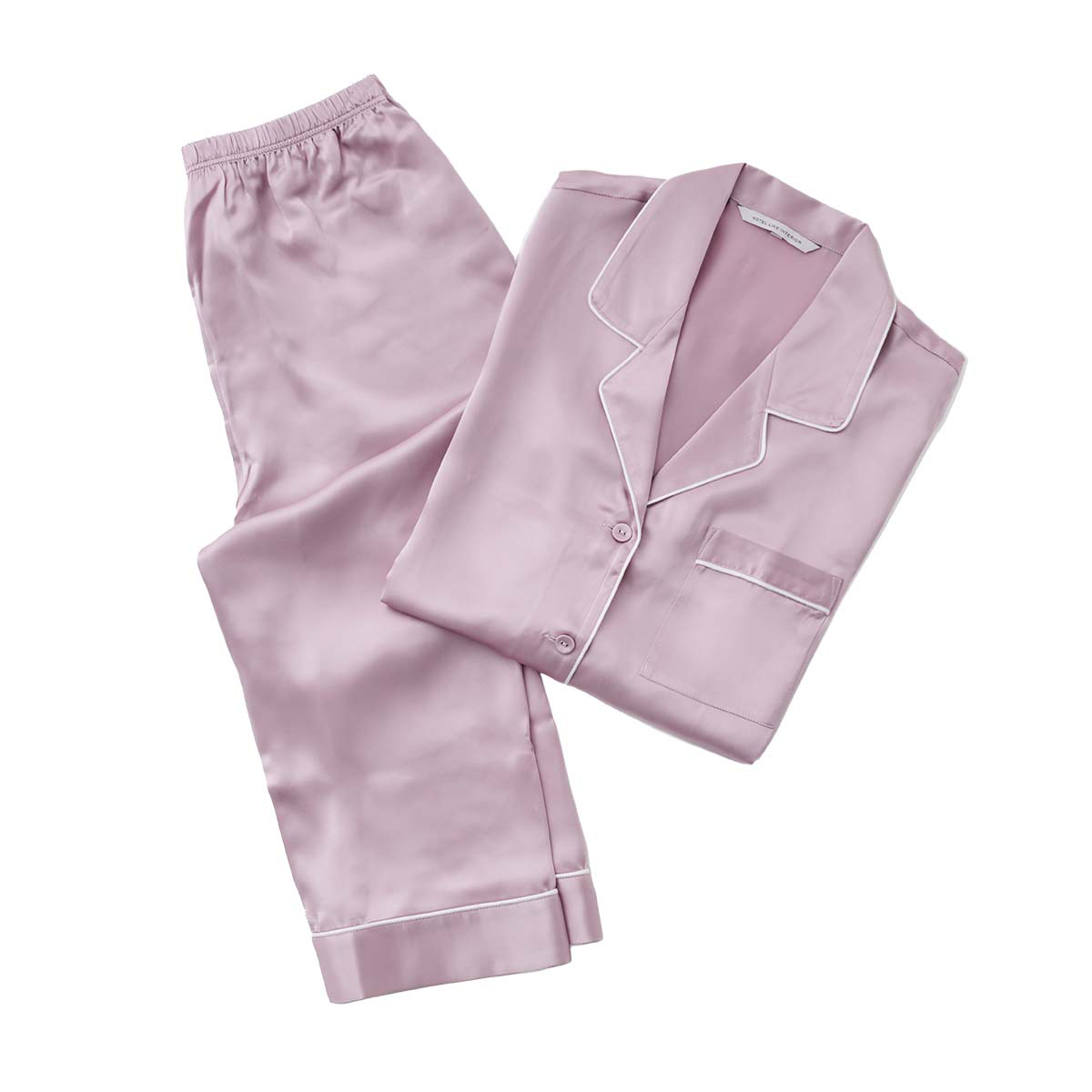 ◎新品未使用タグ付き　補強テープ付き　シルクパジャマ　V＆A　小杉　絹✨silk ◎新品未使用タグ付き 補強テープ付き シルクパジャマ V＆A 小杉 絹✨silk