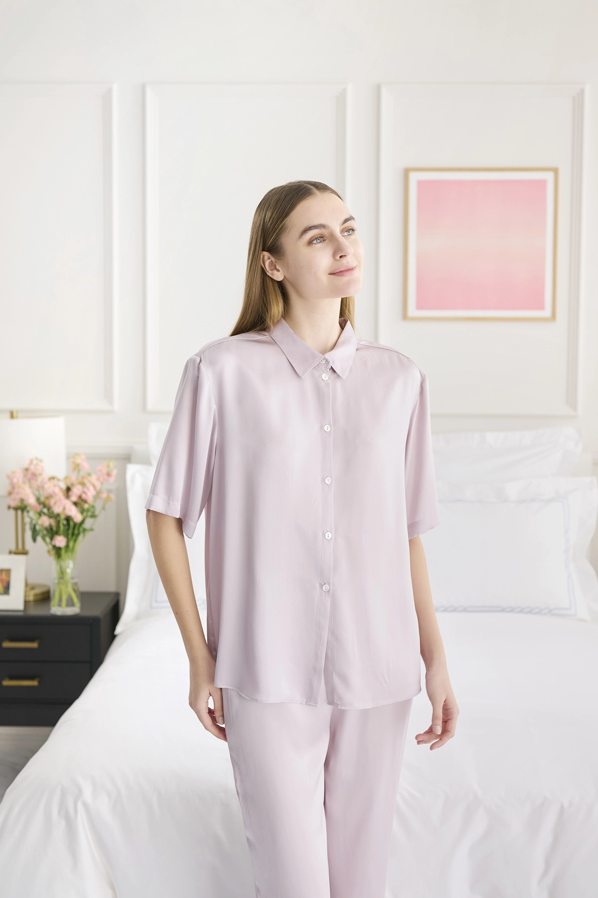 19匁 シルクパジャマ | 半袖シャツ | レディース