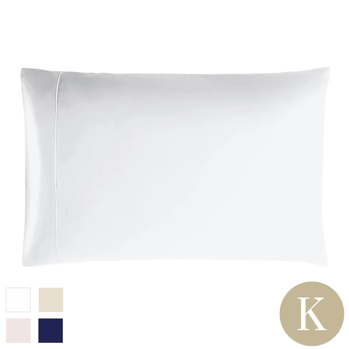枕カバー・ピローケース | 封筒型キング | 50×90cm | 400TC コットンサテン