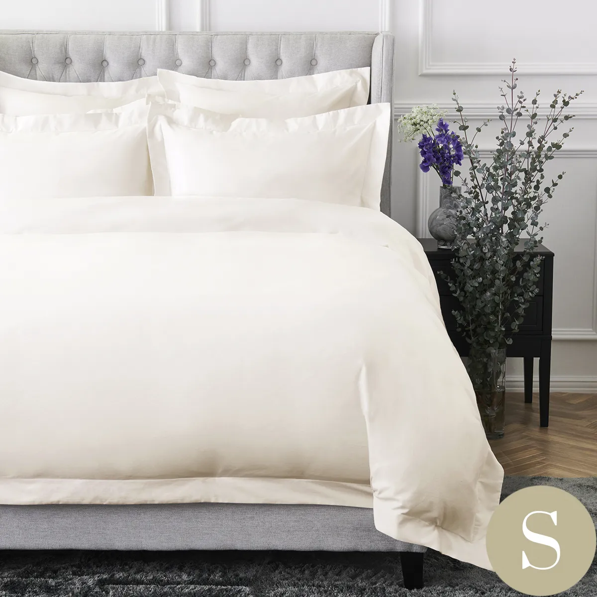 掛け布団カバー | シングル | 150×210cm |  800TC コットンサテン