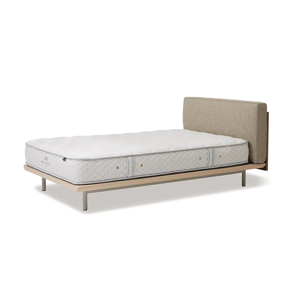 NIHON BED ダブルスプリングマットレス&dreambed ベッドフレーム アジュール 日本ベッド（フレーム単品）
