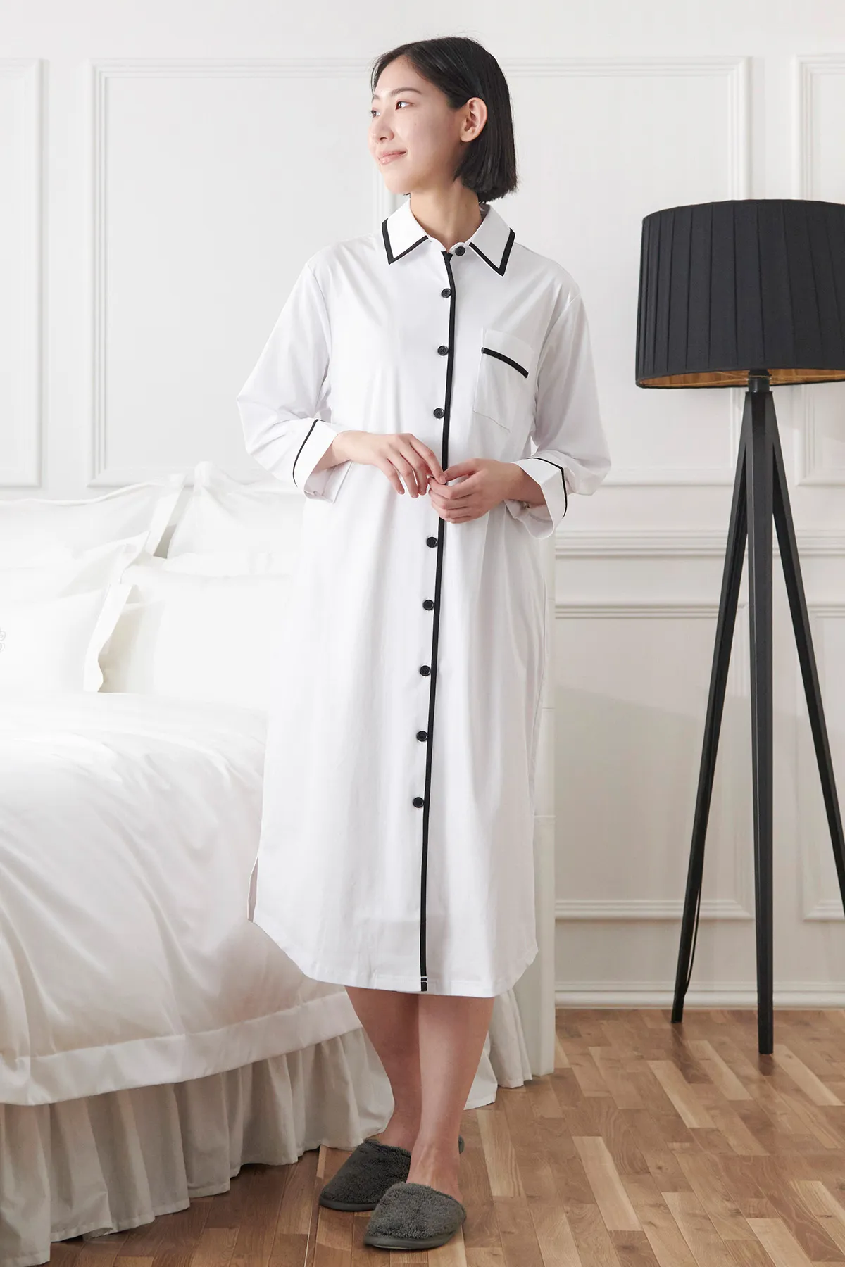 コットンジャージーワンピース