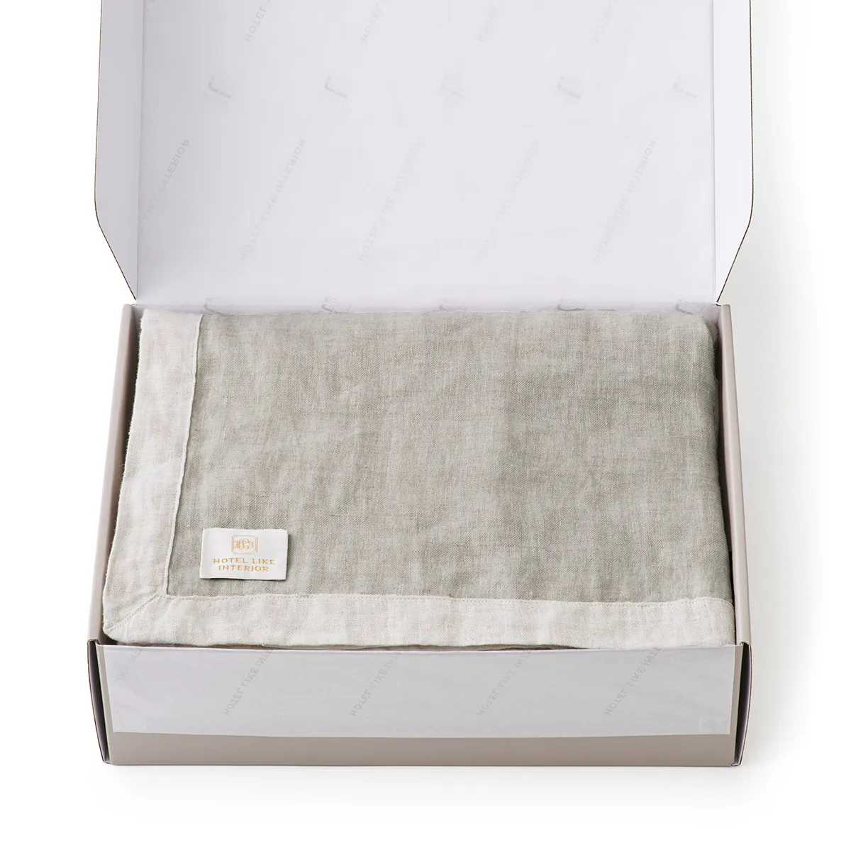 【ギフトBOX入り】フレンチリネン リバーシブルガーゼケット | シングル