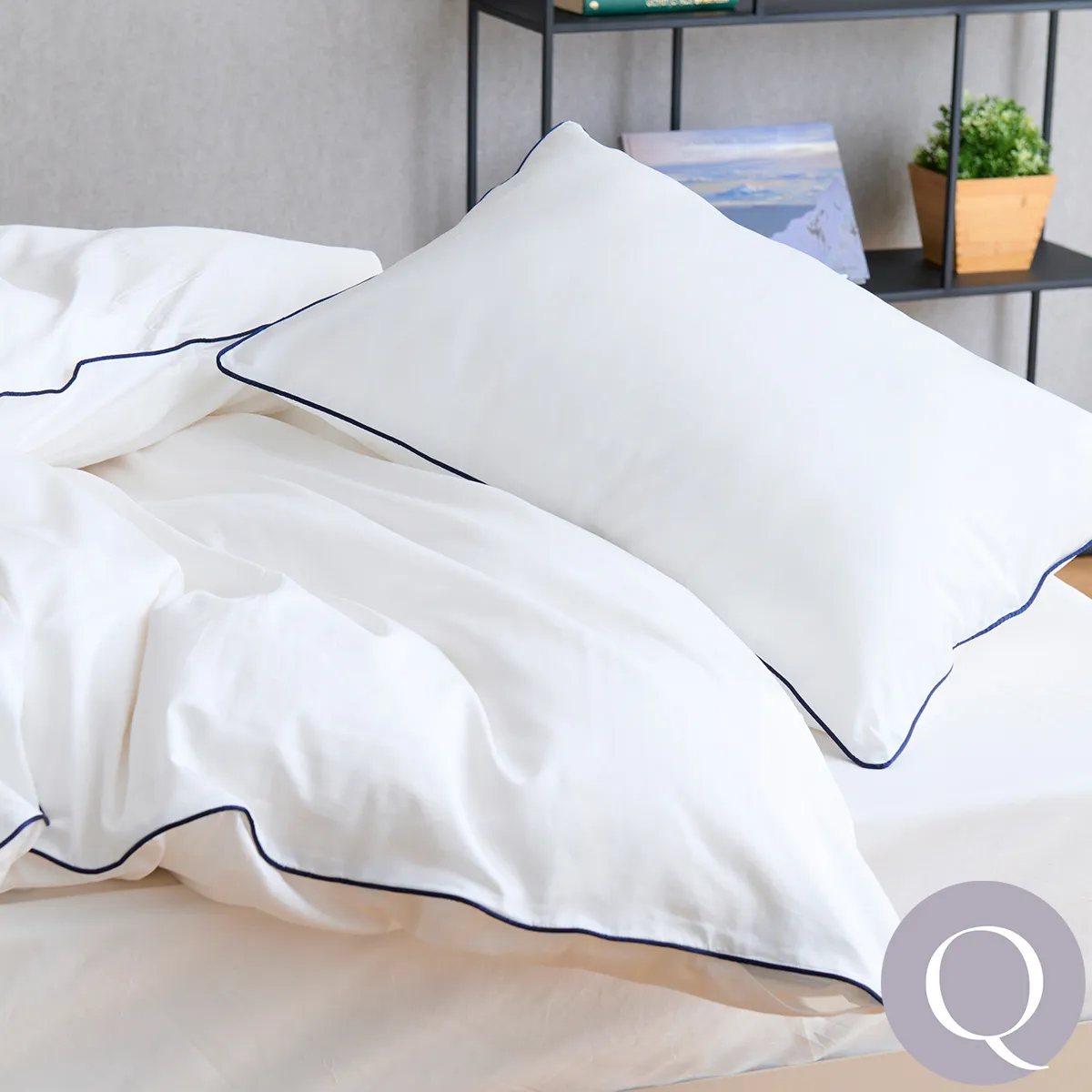 TORCHID HOTEL | クイーン | 掛け布団カバー 1枚 | ピローケース 包み型スタンダード 2枚 | ヘレン